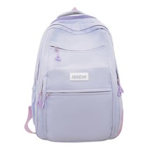 Nylon Backpack Cute New Large Capacity Multiple Pockets Men and Women Insert Buc - £83.36 GBP