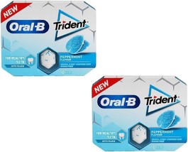 Oral B Trident Dental Care Peppermint Flavour Gum X 6 Pack - 60 Gum - $18.61