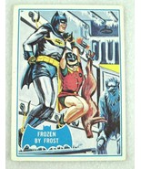 1966 Topps Batman Blue Bat Puzzle Back Card #32B Frozen By Frost bw-b RA... - £11.78 GBP