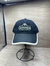 Vintage Guinness Draught Beer Hat Dad Hat Adjustable Strap back  Black - $10.88