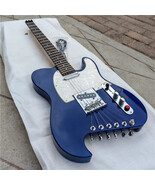 Blue/Red Normal Frets 6 Strings Headless Electric Guitar,Mahogany Body HG57 - $199.00