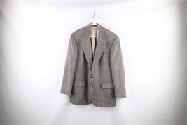 Vtg 90s Polo University Ralph Lauren Mens 44R Wool Herringbone Suit Jack... - £43.59 GBP