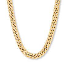 Pure 22K Yellow Gold Cuban Link Unisex Men&#39;s Women Necklace Chain 20&quot; 22&quot; 24&quot; - £4,031.34 GBP+