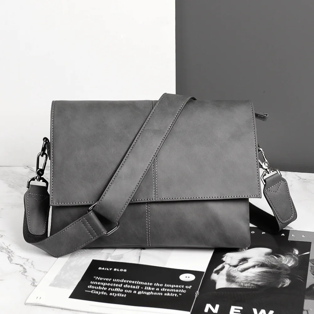 Fashion Shoulder Bag for Ipad PU Leather Business Handbags Large Capacit... - $67.28