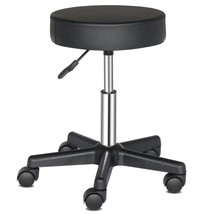Adjustable Rolling 360 Swivel Massage Stool For Salon Spa Tattoo Facial Chair - £52.74 GBP
