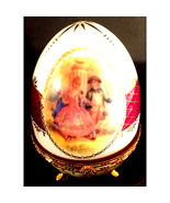 Young Love~Beautiful Egg Trinket Box - $27.13 CAD