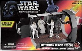 Star Wars Power of the Force Detention Block Rescue Play Set By Kenner by Kenner - £29.58 GBP