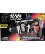 Star Wars Power of the Force Detention Block Rescue Play Set By Kenner b... - £29.39 GBP