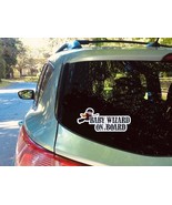 Baby Wizard on Board Car Sign Baby Potter on Board Car  Sign Vinyl Decals - £6.02 GBP