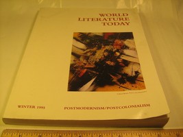 Paperback WORLD LITERATURE TODAY Winter 1995 Postmodernism/Postcoloniali... - $19.14