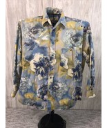 Scabetti Button Up Long Sleeve Womens Cotton Shirt  Size 6 Rare Vintage - $796.51 MXN