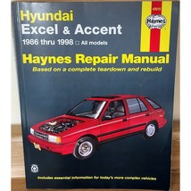 Hyundai Excel And Accent 1986 thru 1998 Haynes repair manual 43015 - $9.45