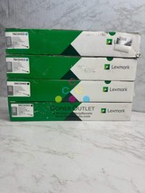 4 OEM Lexmark CX921,922,923,924 High Yield Toner 76C0HC0,86C0HK0(Cyanx2,... - $11,131.39 MXN