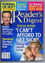 ORIGINAL Vintage April 2006 Reader&#39;s Digest No Label Robin Williams - £11.76 GBP