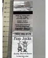 Matchbook Cover  Flap Jacks  Quality Food &amp; Service Lynn Haven, FL  gmg ... - $238.85 MXN