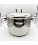 (24) SERAFINO ZANI KAREN 10” POT w/ Lid —18/10 STAINLESS Termodiffuser I... - $271.65 CAD