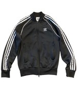 adidas Men&#39;s Originals Superstar Track Jacket Size Small Black Full Zip ... - £26.81 GBP