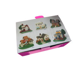 Liberty Falls Village Set Of 6 Buildings Bakery Train Station &amp; More New In Box - £31.61 GBP