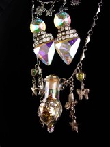 Goddess necklace and bracelet - fairy necklace - unicorn bracelet - statement je - £156.35 GBP