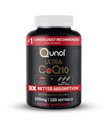 Qunol CoQ10 100mg Softgels, Ultra CoQ10 100mg, 3x Better Absorption, Ant... - $32.48 CAD