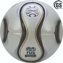 Adidas Black Teamgeist Handmade Match Ball World Cup 2006 Germany Size 5 - £38.27 GBP