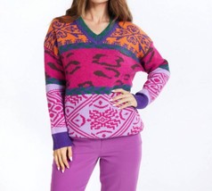 Esqualo Sweater Jacquard Colored Size S - $444.78 MXN