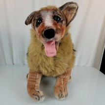Kellytoy Realistic German Shepherd Stuffed Plush Puppy Dog Life Size Big Large - £63.06 GBP