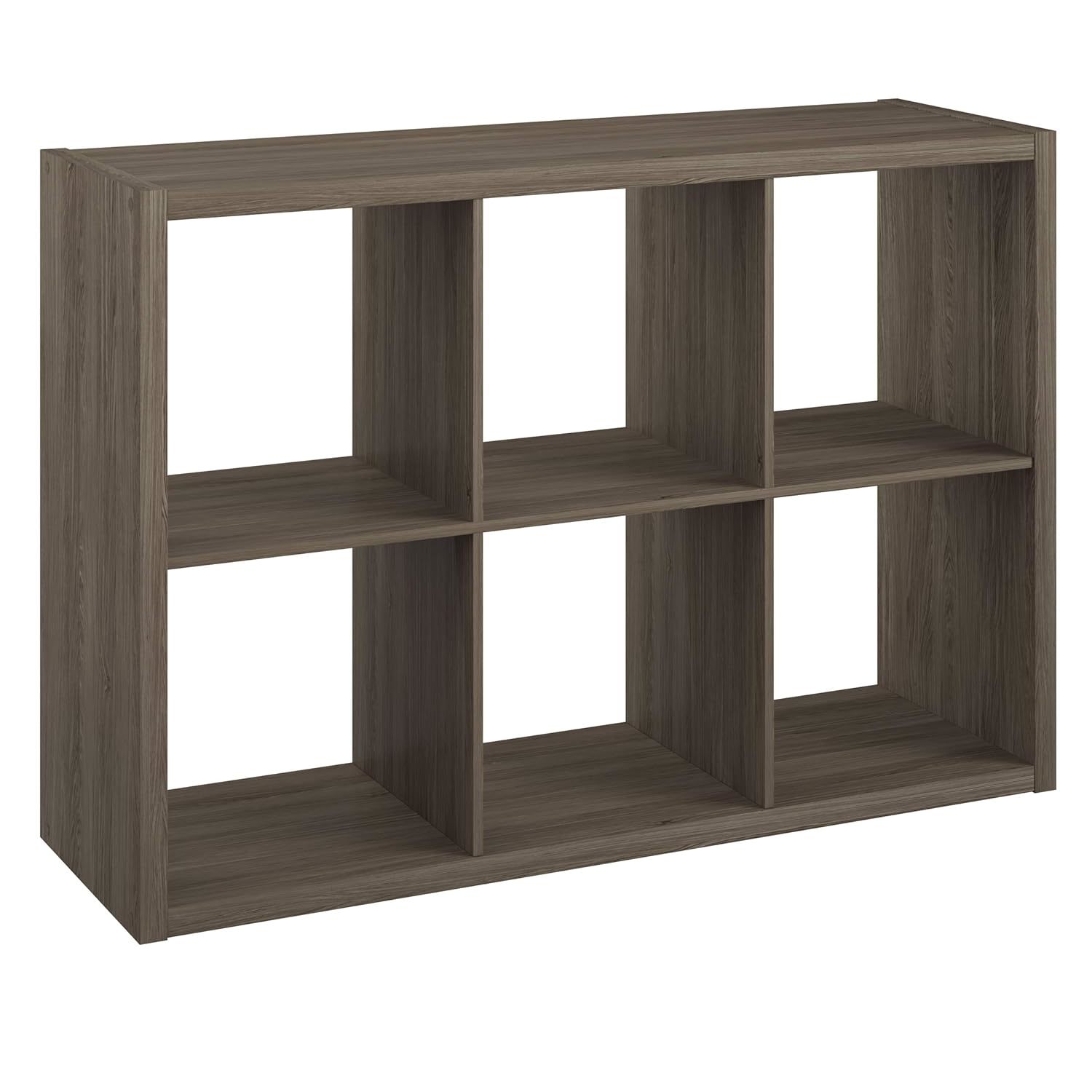 ClosetMaid 4580 Decorative Open Back 6-Cube Storage Organizer, Graphite Gray - $118.74
