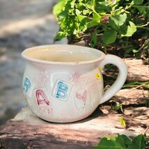 My-Neil Baby Ceramic Planter Floral Rattle Floral Vase Nursery Taiwan - $19.87