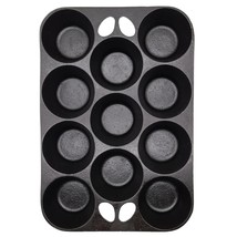 Clip #636 Cast Iron Muffin Cornbread Six Cup Popover Pan #4 - £30.44 GBP