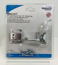 National Hardware N342-618 V21A MaxLatch ~ Zinc Plated ~ Self Adjusting - $9.65
