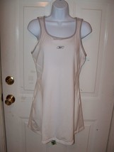 REEBOK  White/Navy Blue Tennis Dress W/Sports bra inside Size Medium Wom... - £17.46 GBP