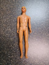 Vtg 1968 Mattel Barbie Ken Doll Blonde Hair Blue Eyes Tan Skin Legs Click Bend - £15.81 GBP