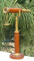 Royal Nautical Adjustable Vintage Griffith Table Decor Brass Finish Telescope - £77.90 GBP