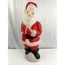 VTG Christmas Santa Claus Blow Mold 1973 Carolina Enterprises 22&quot; Tall No Light - $26.99