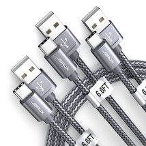 Usb C Cable 3.1A Fast Charging [3-Pack 6.6Ft], Type C Cable Usb-A To Usb-C Charg - $20.99