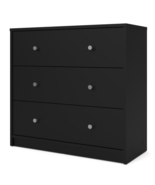 Studio 3 Drawer Dresser for Adults, Black - $2,304.40 MXN