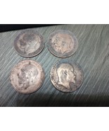 COINS GREAT BRITIAN ONE PENNY 1922 1902 1919 1913 Georgivs V DEI GRA BRI... - $16.39 CAD