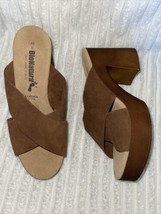 Bionatura Tan Brown suede leather sandals heels sz 9 , 40 new - £95.12 GBP