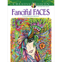 Dover Publications-Creative Haven: Fanciful Faces - £21.80 GBP