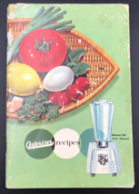 Vintage 1958 Osterizer Recipes Cookbook 5&quot; x 7.5&quot; Model 99 Two Speed - £6.73 GBP
