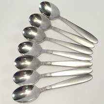 International Creation I Oval Soup Spoons 6 3/4&quot; Stainless Lot of 7 - $51.93