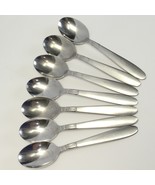 International Creation I Oval Soup Spoons 6 3/4&quot; Stainless Lot of 7 - $72.04 CAD