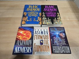 Lot 5 ISAAC ASIMOV The Complete Stories Volumes 1 and 2 Nemesis Foundation Books - £32.40 GBP