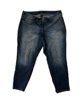 TORRID Womens Jeans SKINNY Fit Jeans High Rise Stretch Cropped Denim Sz 22 Short - £14.57 GBP