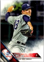 2016 Topps Andrew Miller #218 New York Yankees Baseball Card - £1.40 GBP