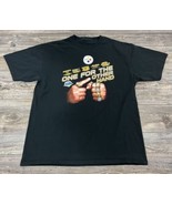 PITTSBURGH STEELERS ONE FOR THE OTHER HAND NFL Super Bowl T-Shirt Men&#39;s XL - £12.76 GBP