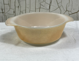 Vintage Anchor Hocking Fire King 472 Peach Lustre Ovenware Baking Casserole Dish - £8.73 GBP