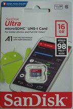 SanDisk 16GB Ultra Plus Micro SDHC UHS-1 Card speed 98 MB/s-653X Full HD... - $9.49
