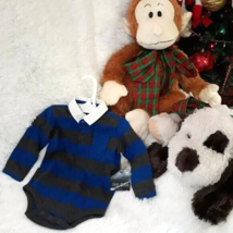 OKIE DOKIE Infant One Piece Shirt, &quot;BABY BOY&quot; (Size 6M) ~ NEW WITH TAGS!!! - $8.14